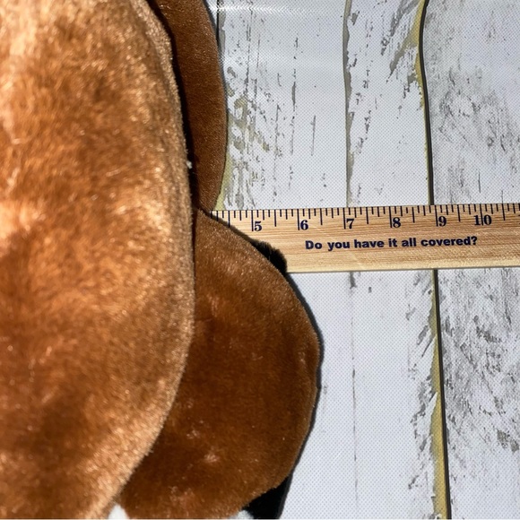 Vintage 24K Polar Puff SHY FOX Plush Toy Stuffed Animal RARE ‘89 Glass Eyes - Picture 9 of 13